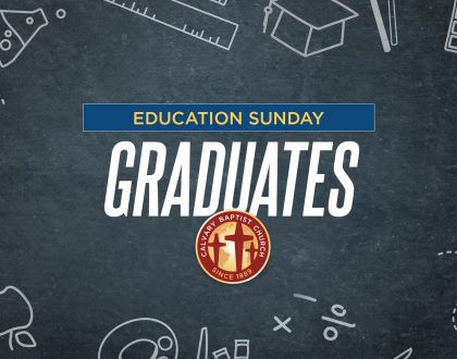 Education Sunday Graduates